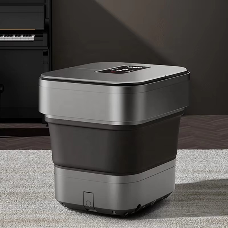 Foot Bath Massager - Electrically-powered Folding Washing & Massage Tub
