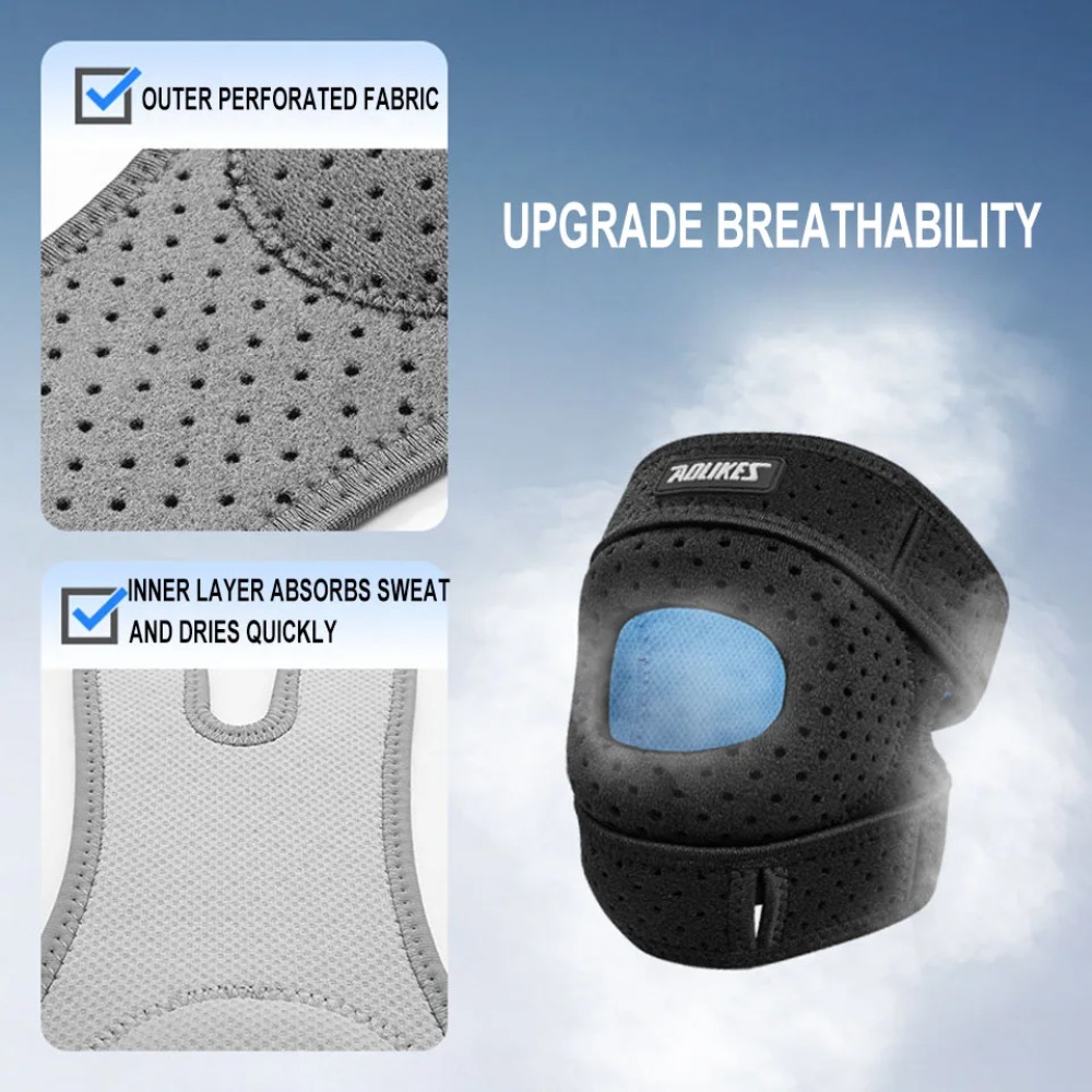 New 1PCS Patella Knee Brace Co - Compression Knee Sleeve 评论和价格