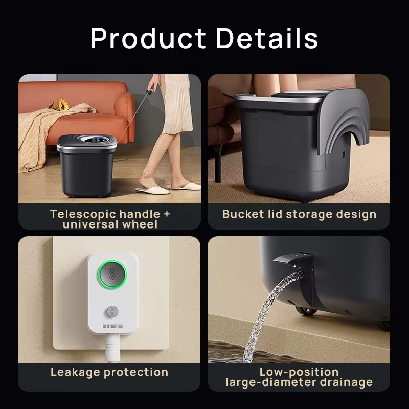 Portable Electric Foot Massage - Foot Bath Massager 评论和价格