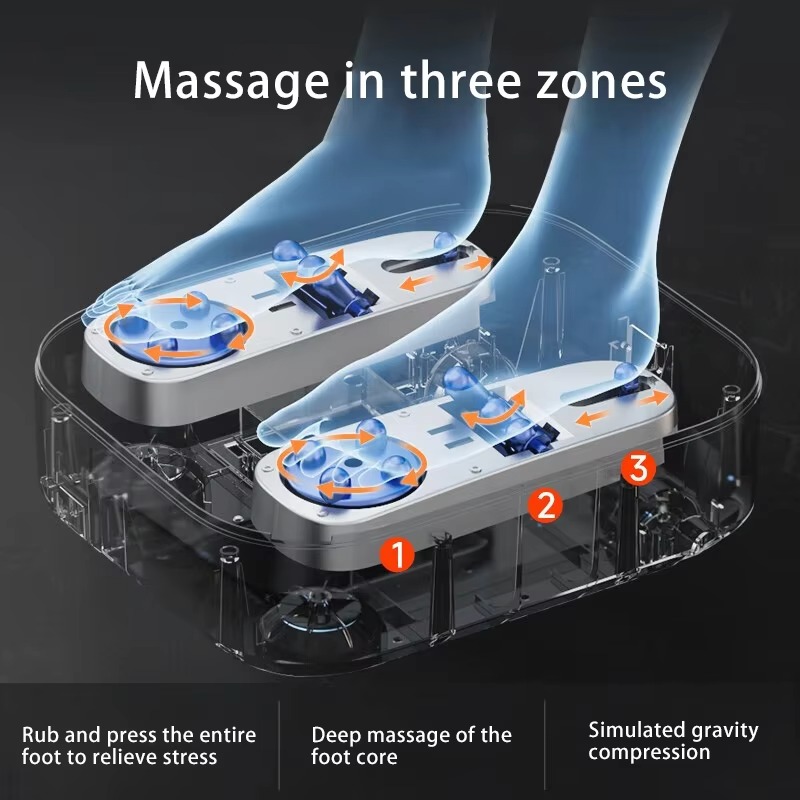 Electrically-powered Folding W - Foot Bath Massager 评论和价格