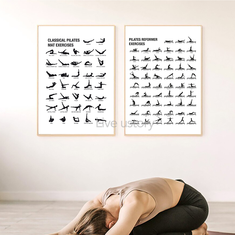 Frameless Pilates Workout Char - Health Wellness Fitness 评论和价格