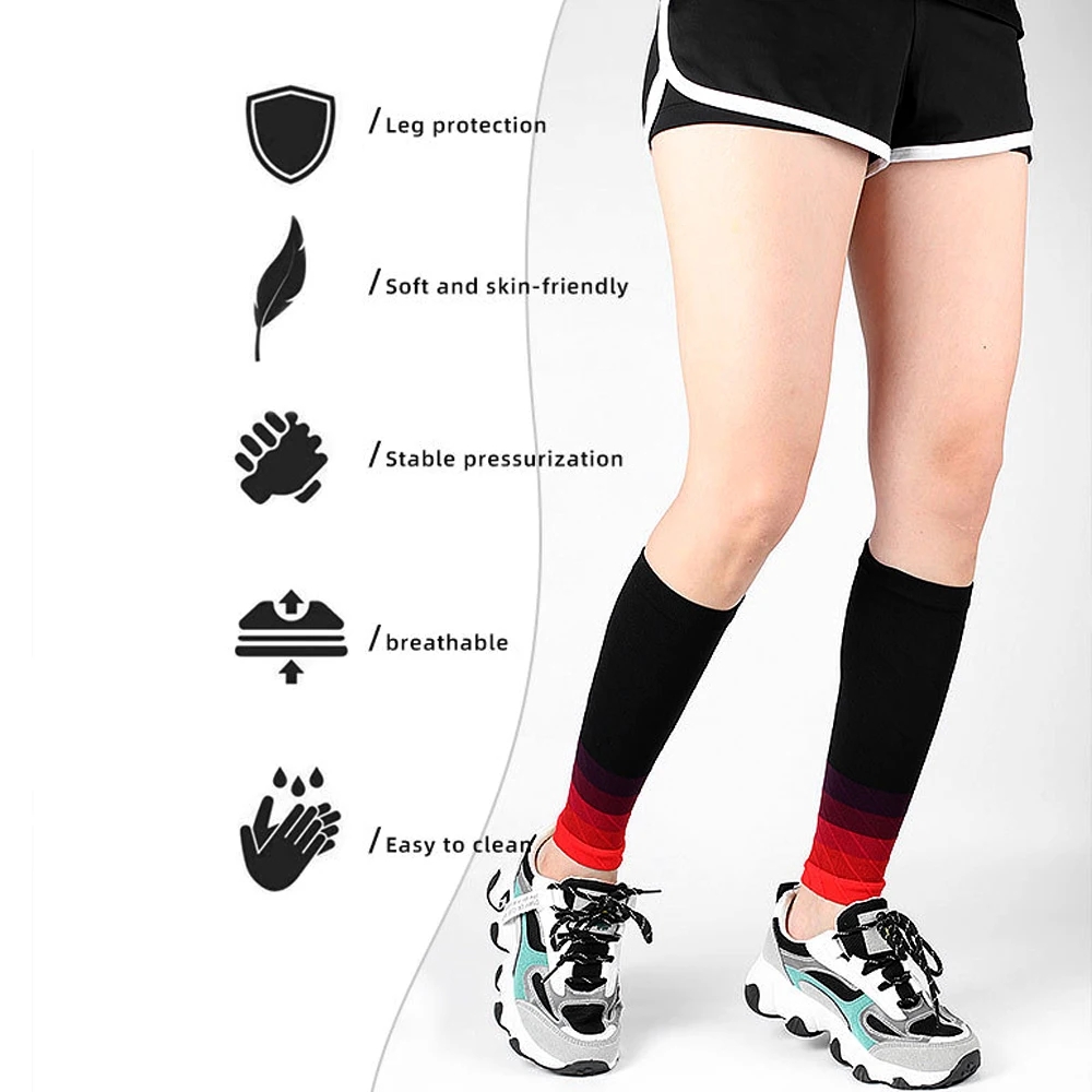 1Pair Calf Compression Sleeve  - Compression Knee Sleeve 评论和价格