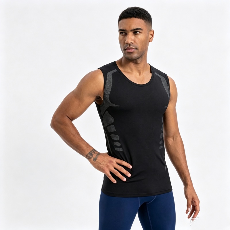 New Mans Compression Tank Top  - Health Wellness Fitness 评论和价格
